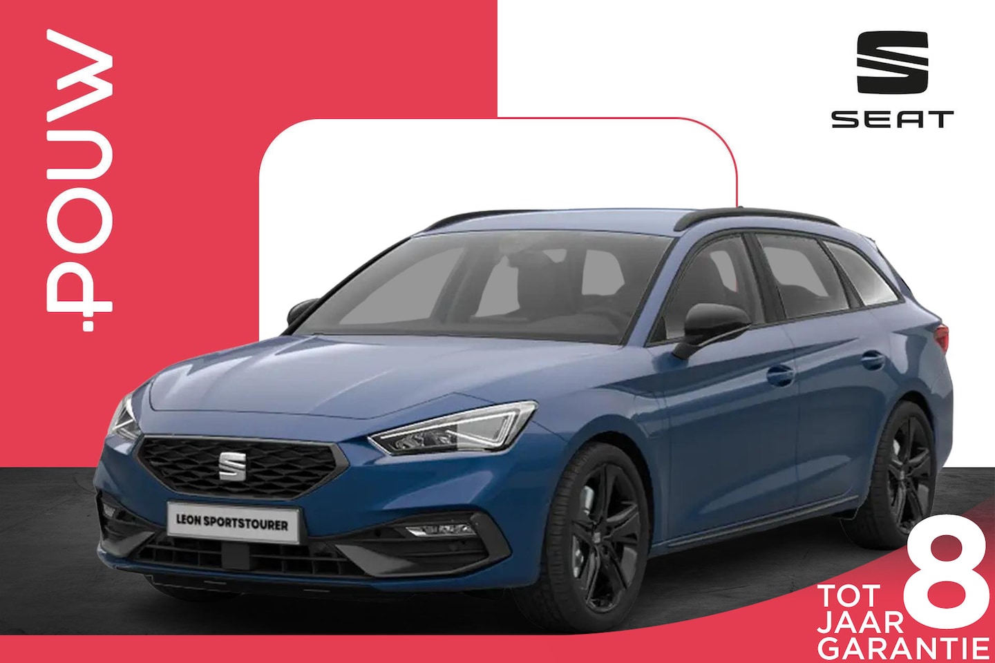 SEAT Leon Sportstourer - 1.5 TSI 204pk e-Hybrid FR Business Safe Drive Pack | Black Pack - AutoWereld.nl