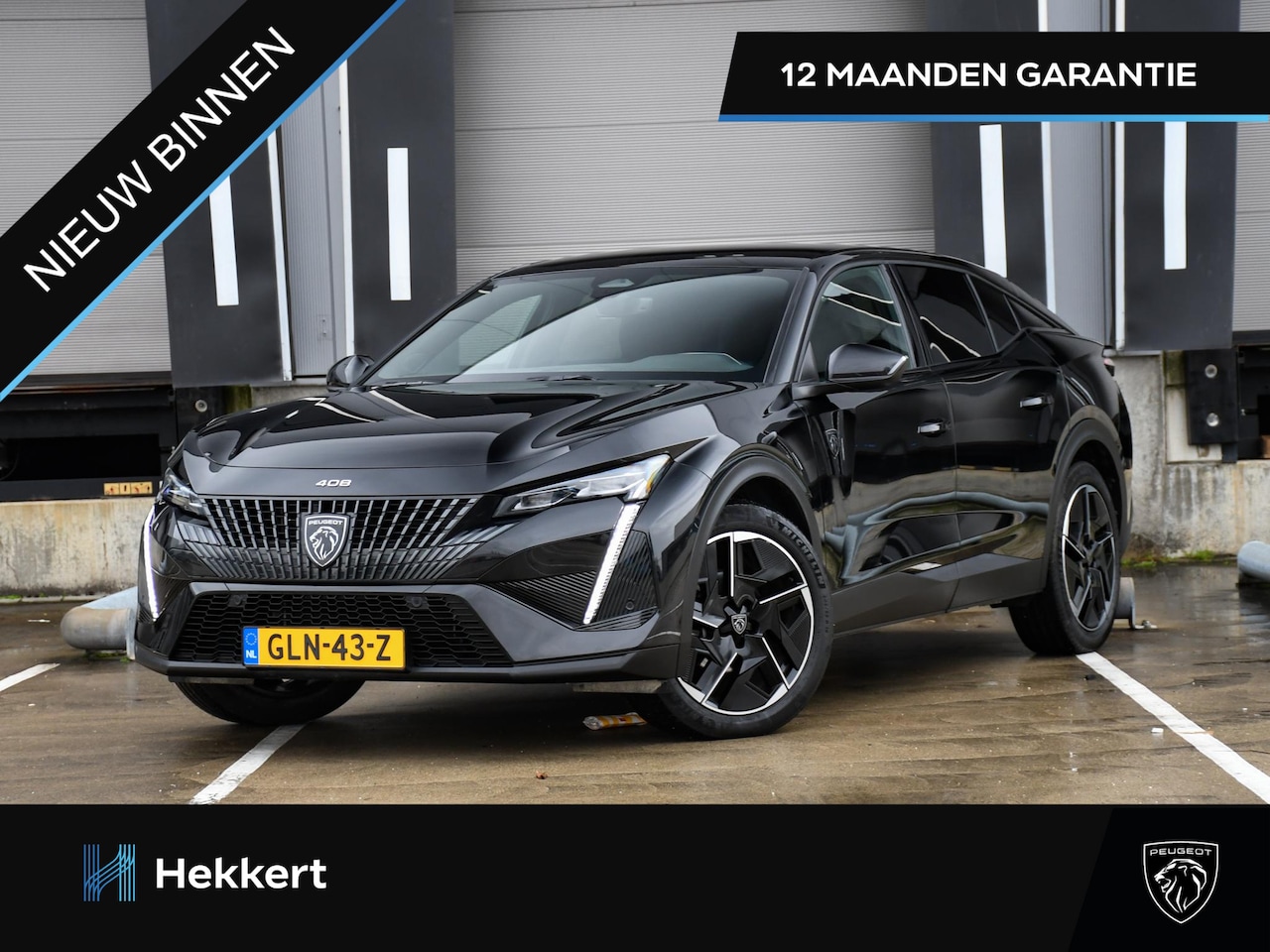 Peugeot 408 - GT 1.2 Hybrid 145pk Automaat 19''LM | PDC + CAM. | ADAPT. CRUISE | DAB | APPLE-CARPLAY - AutoWereld.nl