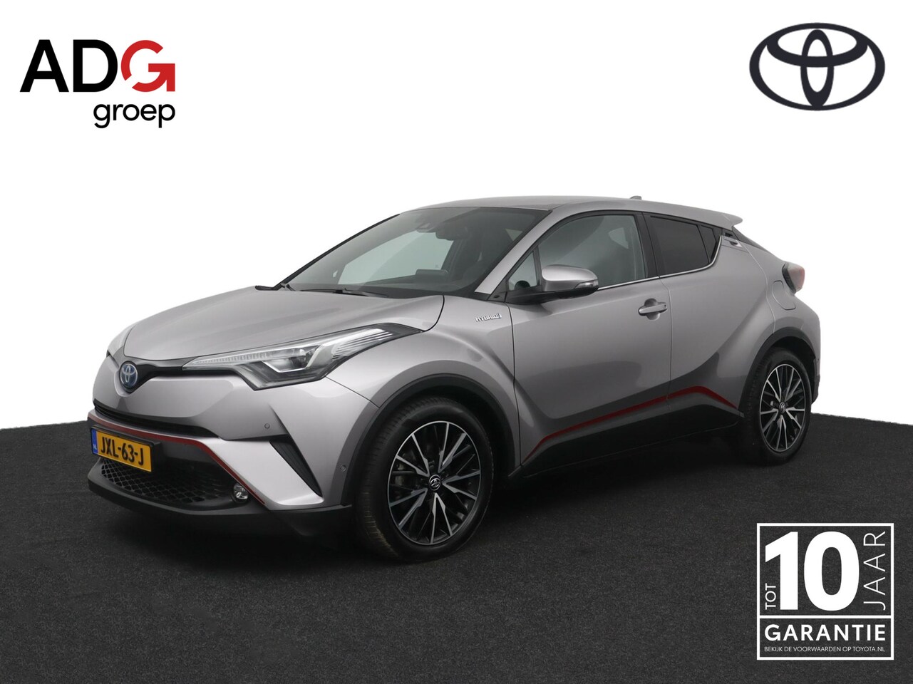 Toyota C-HR - 1.8 Hybrid Bi-Tone | stuur en stoelvberwarming | Parkeersensoren | Trekhaak | - AutoWereld.nl