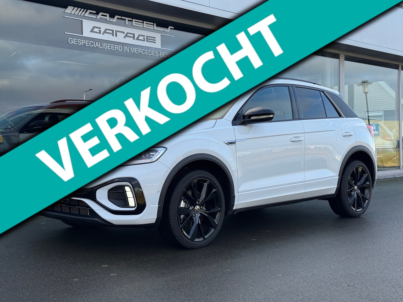 Volkswagen T-Roc - 1.5 TSI R-Line Black Edition automaat , Panoramaschuifdak , achteruitrijcamera , keyless, - AutoWereld.nl