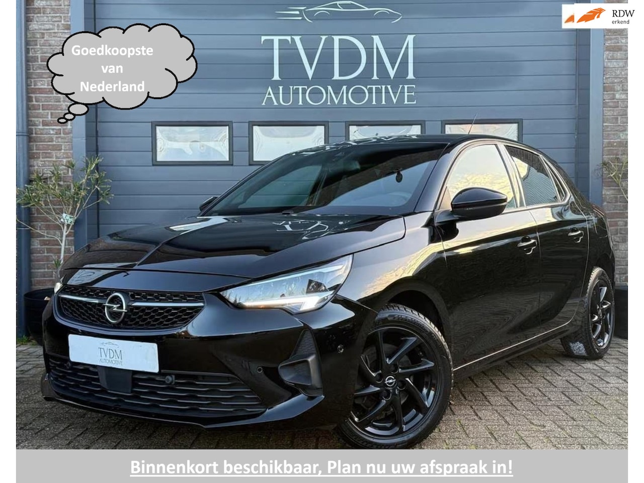 Opel Corsa - 1.2 GS Line|AUTOMAAT|BLACK EDITION|CARPLAY|STOELVERW - AutoWereld.nl