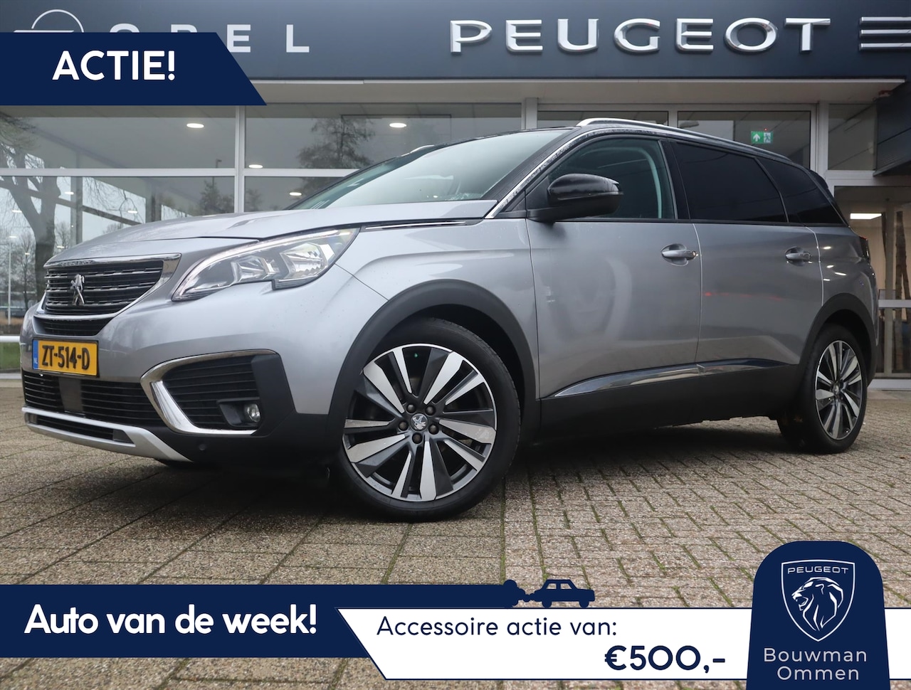 Peugeot 5008 - SUV *Auto van de Week!* Allure PureTech 130PK S&S H6 7 persoons, Rijklaarprijs, Panoramada - AutoWereld.nl