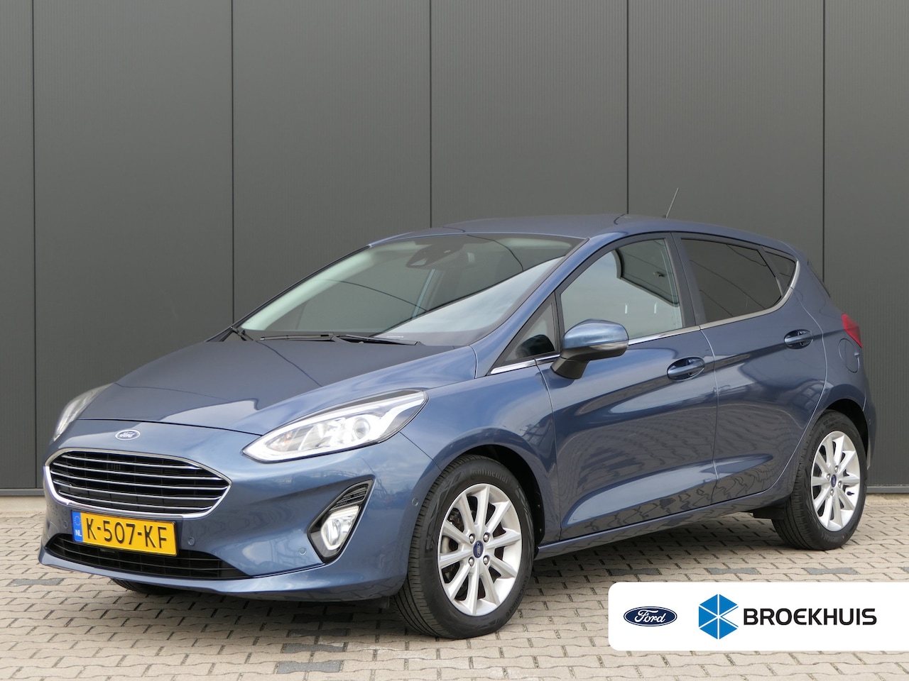Ford Fiesta - 1.0 EcoBoost Titanium | Winterpack | Navigatie | Keyless | Privacy Glass | LED | DAB | Car - AutoWereld.nl