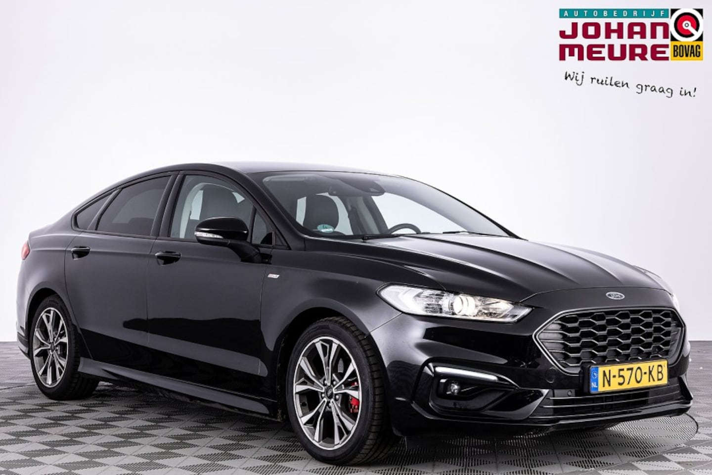 Ford Mondeo - 2.0 IVCT HEV ST-Line | Half LEDER | EL. STOEL | NAVI | ECC - AutoWereld.nl