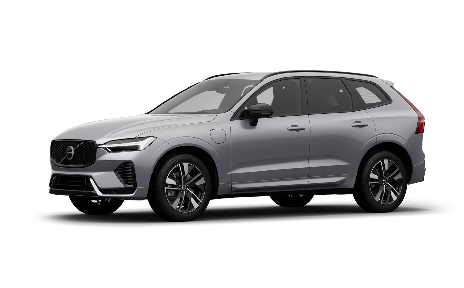 Volvo XC60 - T6 Plug-In Hybrid 350pk Aut AWD Plus Dark/ Facelift model/ Aurora Silver/ Nieuwe voorraad - AutoWereld.nl