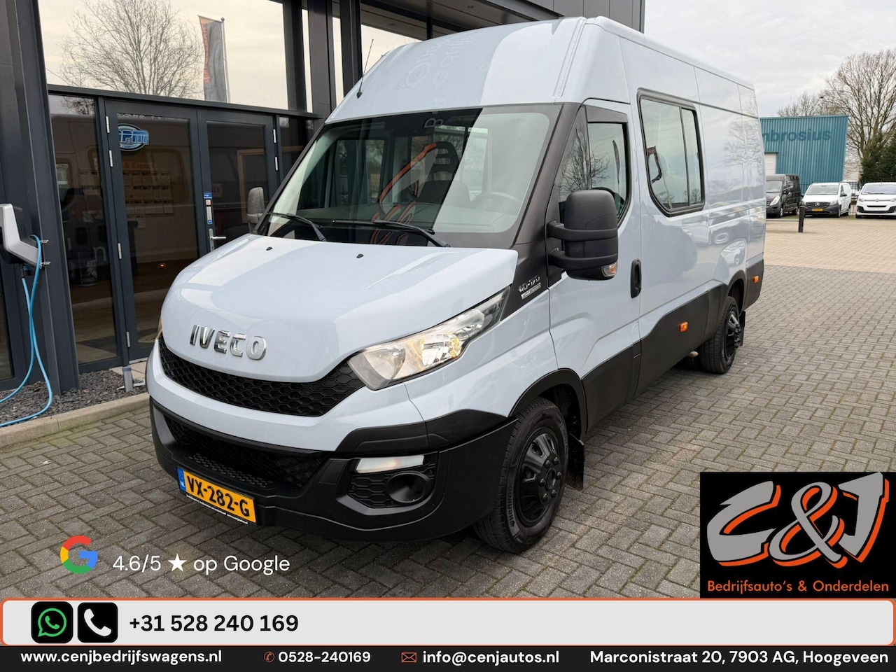Iveco Daily - 40C17V 3.0 352 H3 L DC, dubbellucht, automaat, stoelverwarming, - AutoWereld.nl