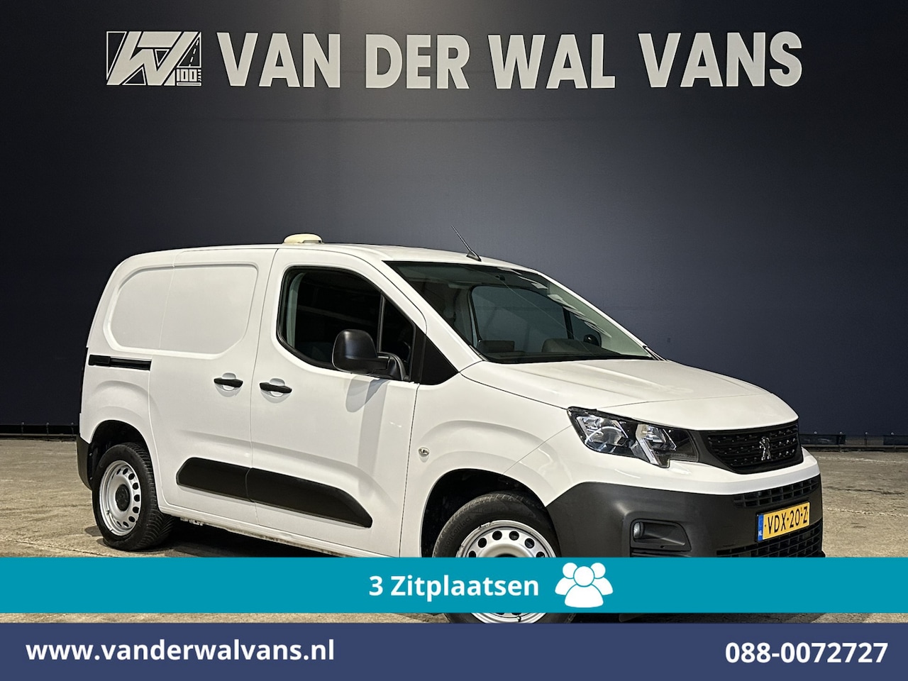 Peugeot Partner - 1.5 BlueHDI 102pk L1H1 Euro6 Airco | 3-Zits | Apple Carplay | Trekhaak | Cruisecontrol And - AutoWereld.nl