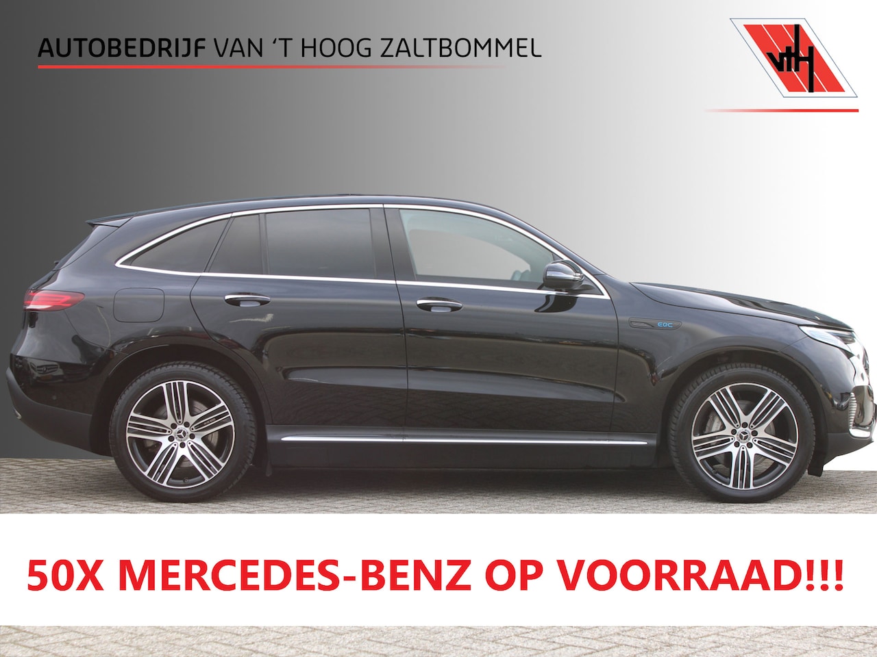 Mercedes-Benz EQC - 400 4MATIC Luxury Line 80 kWh (SOH 95,9%) KEY-LESS GO LEDER 20'' - AutoWereld.nl