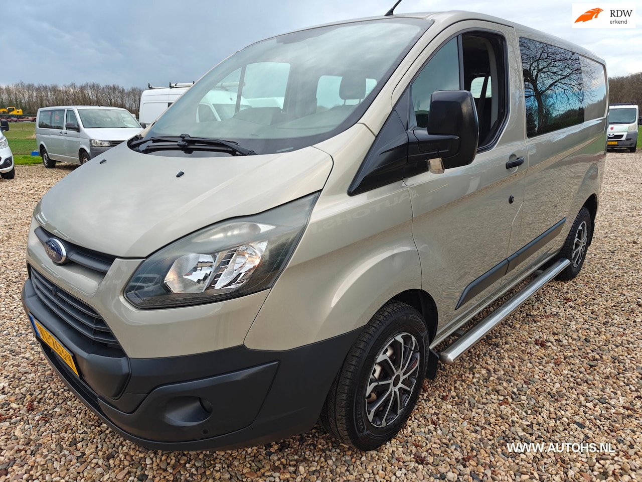 Ford Transit Custom - 270 2.2 TDCI L1H1, DUBBELE CABINE , Geen btw , Airco , Mooie bus. - AutoWereld.nl