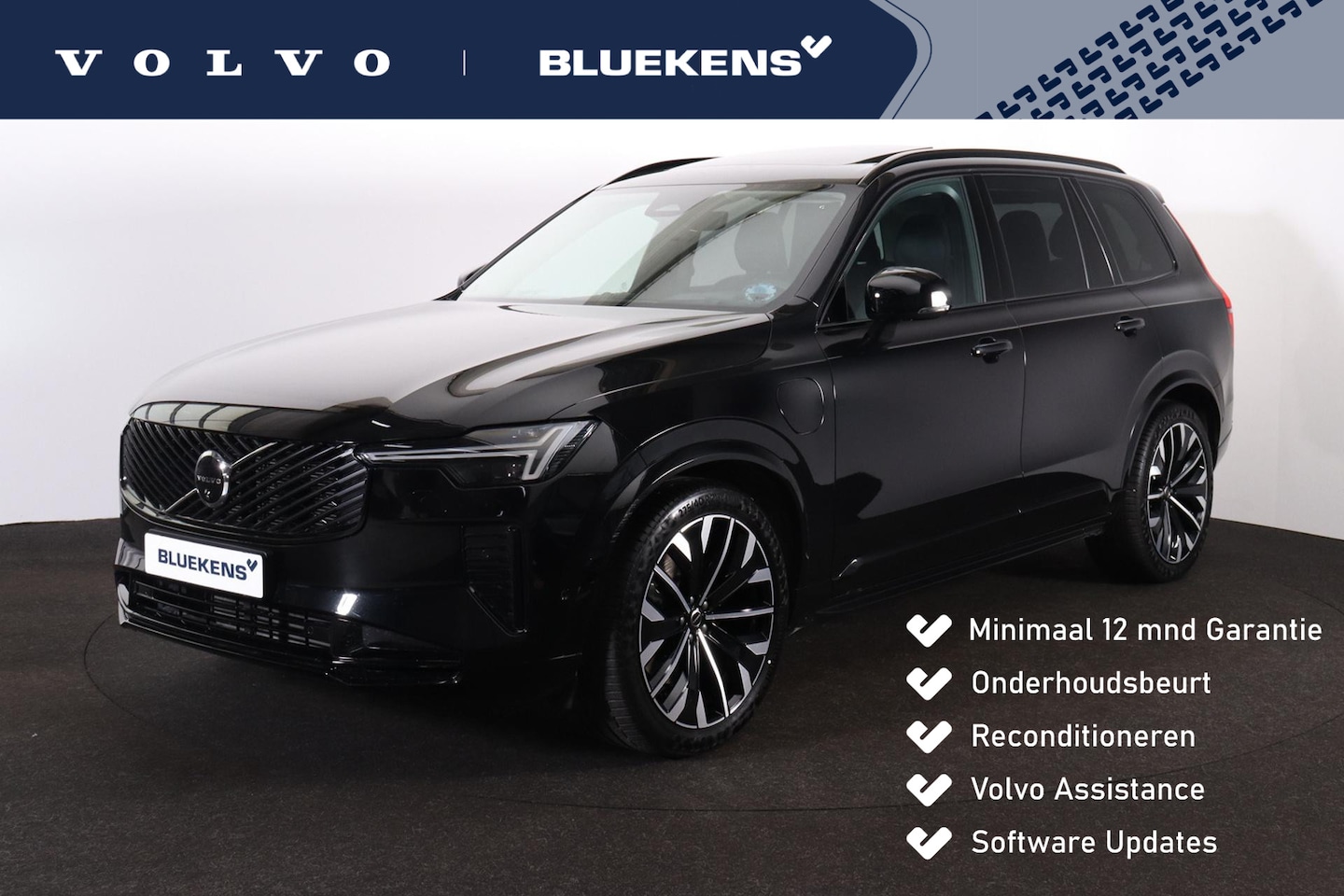 Volvo XC90 - T8 Recharge AWD Ultra Dark - Luchtvering - Panorama/schuifdak - IntelliSafe Assist & Surro - AutoWereld.nl