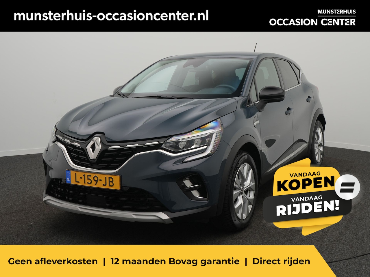 Renault Captur - TCe 100 Bi-Fuel Zen - RIJKLAARPRIJS - LPG-G3 - All Seasonbanden - Achteruitrijcamera - Cru - AutoWereld.nl