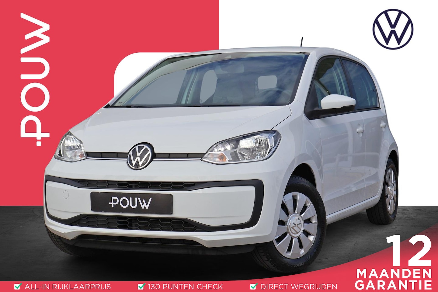 Volkswagen Up! - 1.0 65pk | Bluetooth Audio | DAB | Airco - AutoWereld.nl