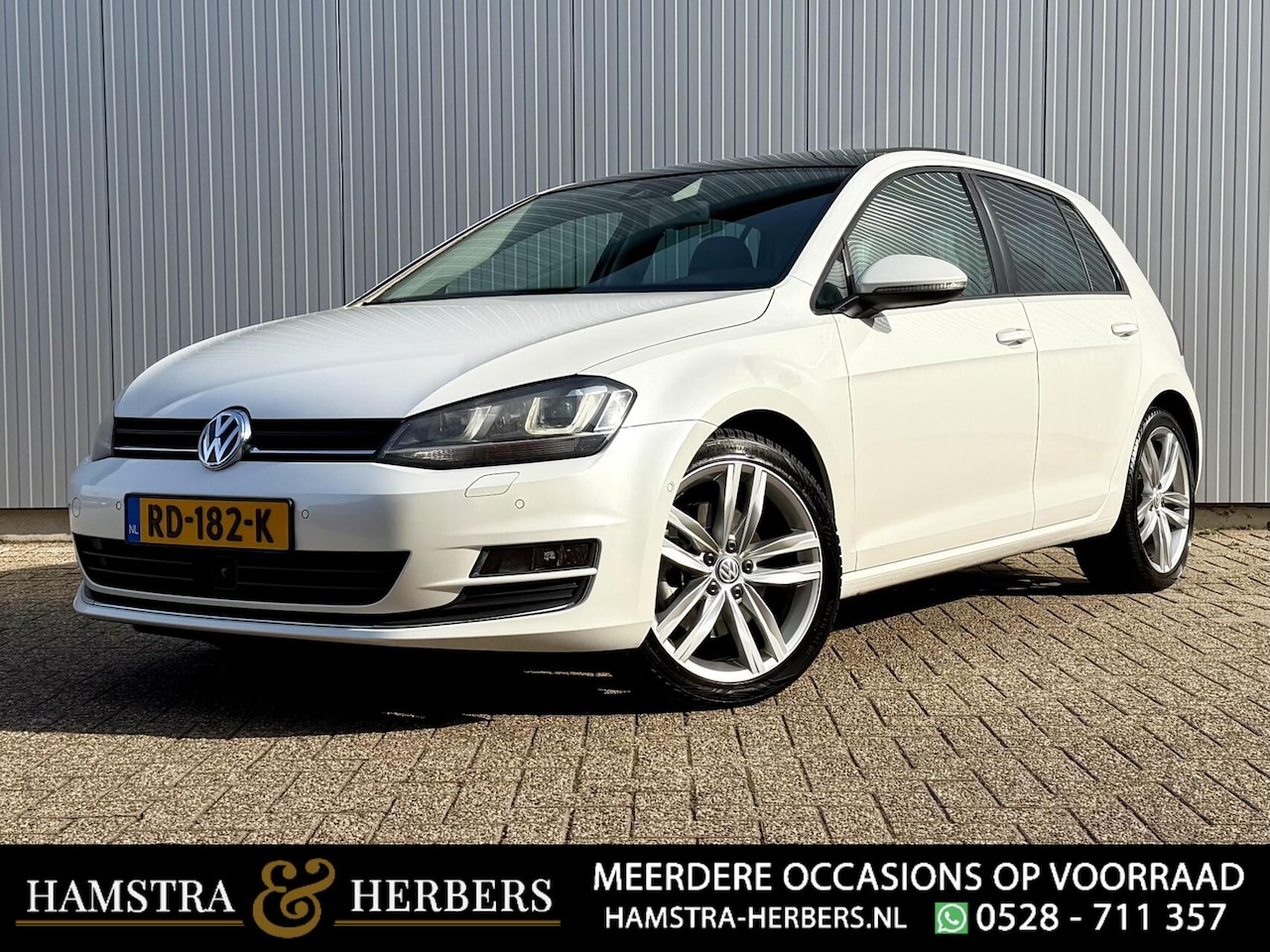 Volkswagen Golf - 1.4 TSI ACT Highline wit, bomvol! - AutoWereld.nl