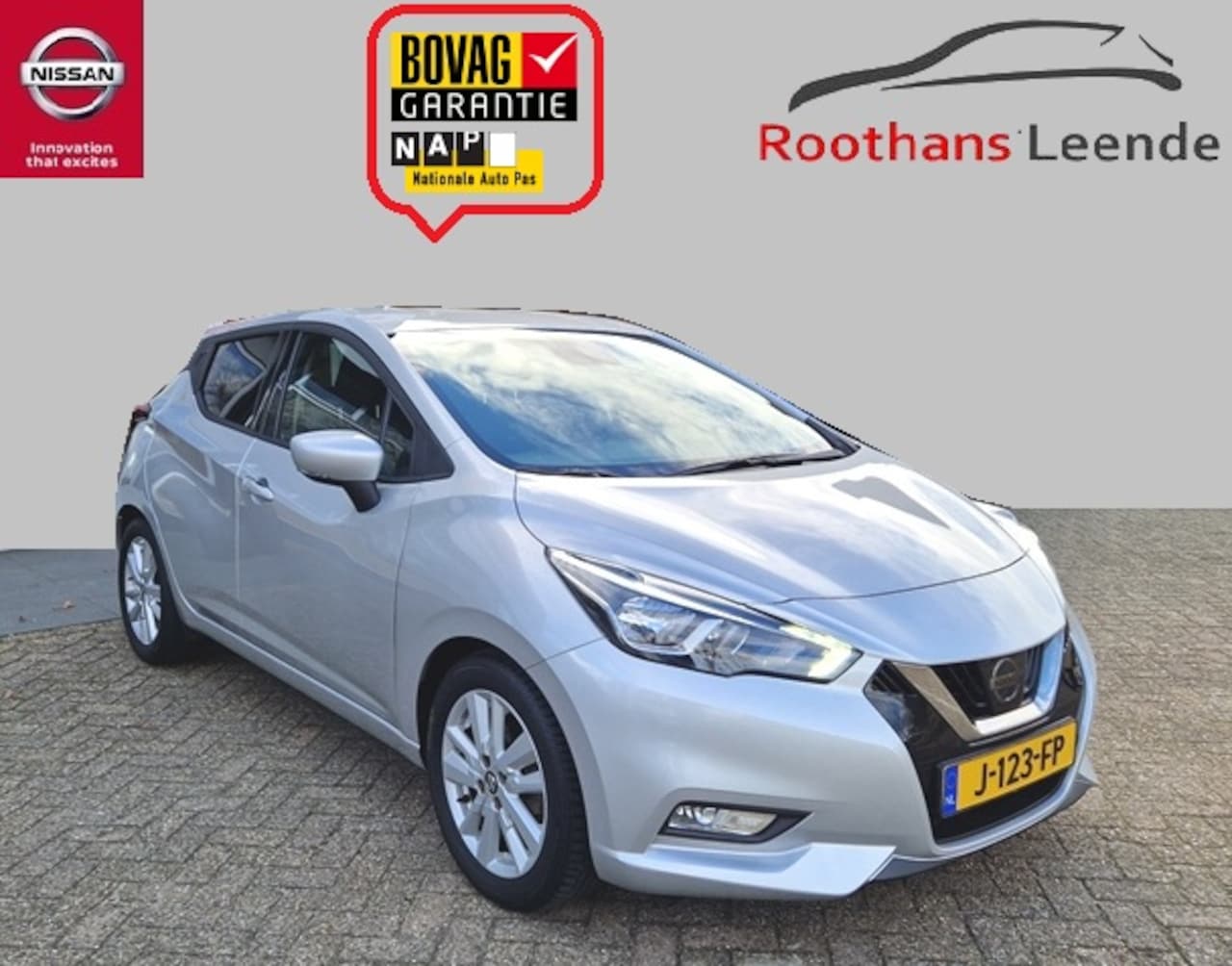 Nissan Micra - 1.0 100PK IG-Turbo N-Connecta Navi Pack - Camera - Android Auto & Apple CarPlay - Trekhaak - AutoWereld.nl