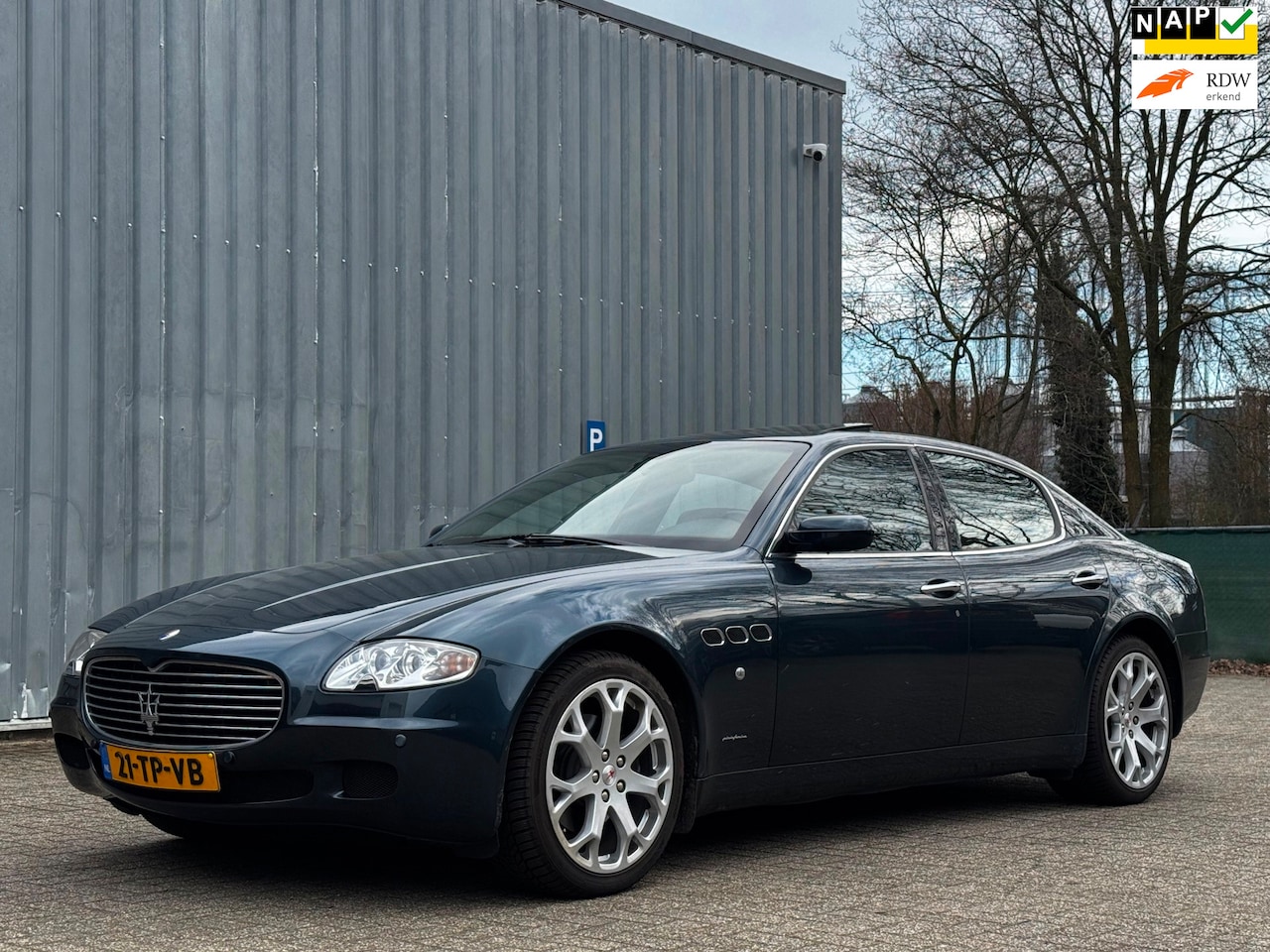 Maserati Quattroporte - 4.2 Duo Select / Kopp. Vern. / OrigNL + History aanwezig! - AutoWereld.nl