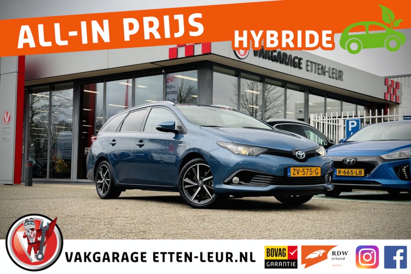 Toyota Auris Touring Sports - 1.8 Hybrid Dynamic Ultimate | TREKHAAK | STOELVERWARMING - AutoWereld.nl
