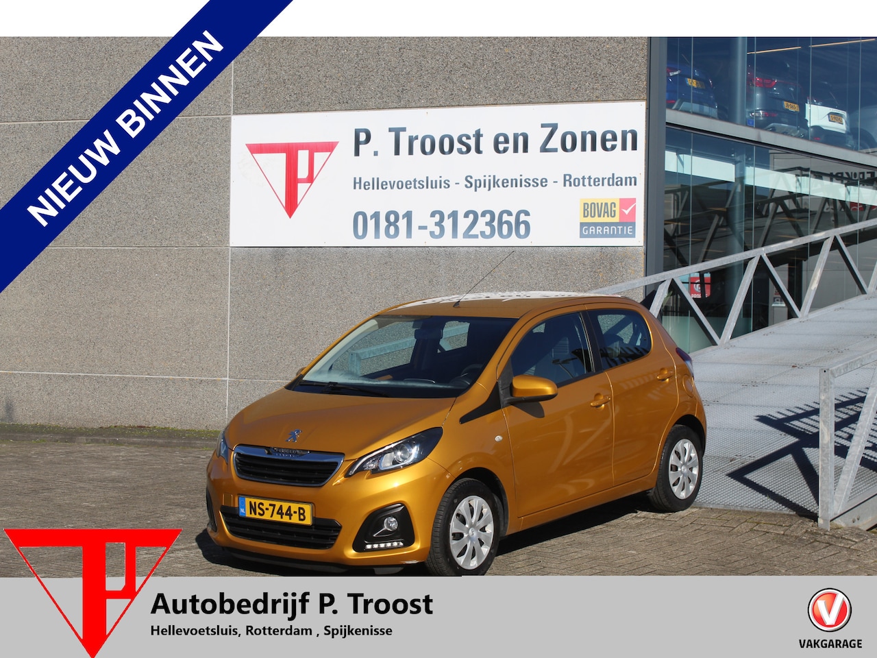 Peugeot 108 - 1.0 e-VTi Airco/Trekhaak/Elektrische ramen/Centrale deurvergrendeling afstandbed. - AutoWereld.nl