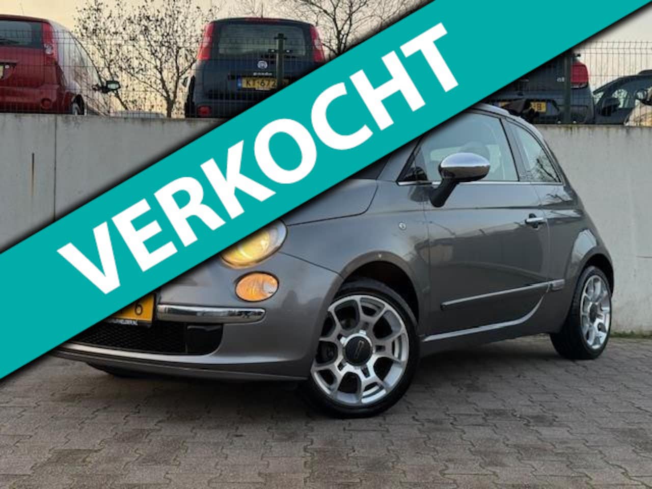 Fiat 500 C - 1.2 Lounge/AUTOMAAT/CABRIO/AIRCO/PDC/NL AUTO/LAGE KM STAND/NETTE AUTO/ - AutoWereld.nl