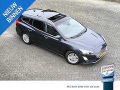 Ford Focus Wagon - 1.0 EcoBoost Hybrid Titanium X Business Panodak, electr A klep, stoel en stuur verw, trekh