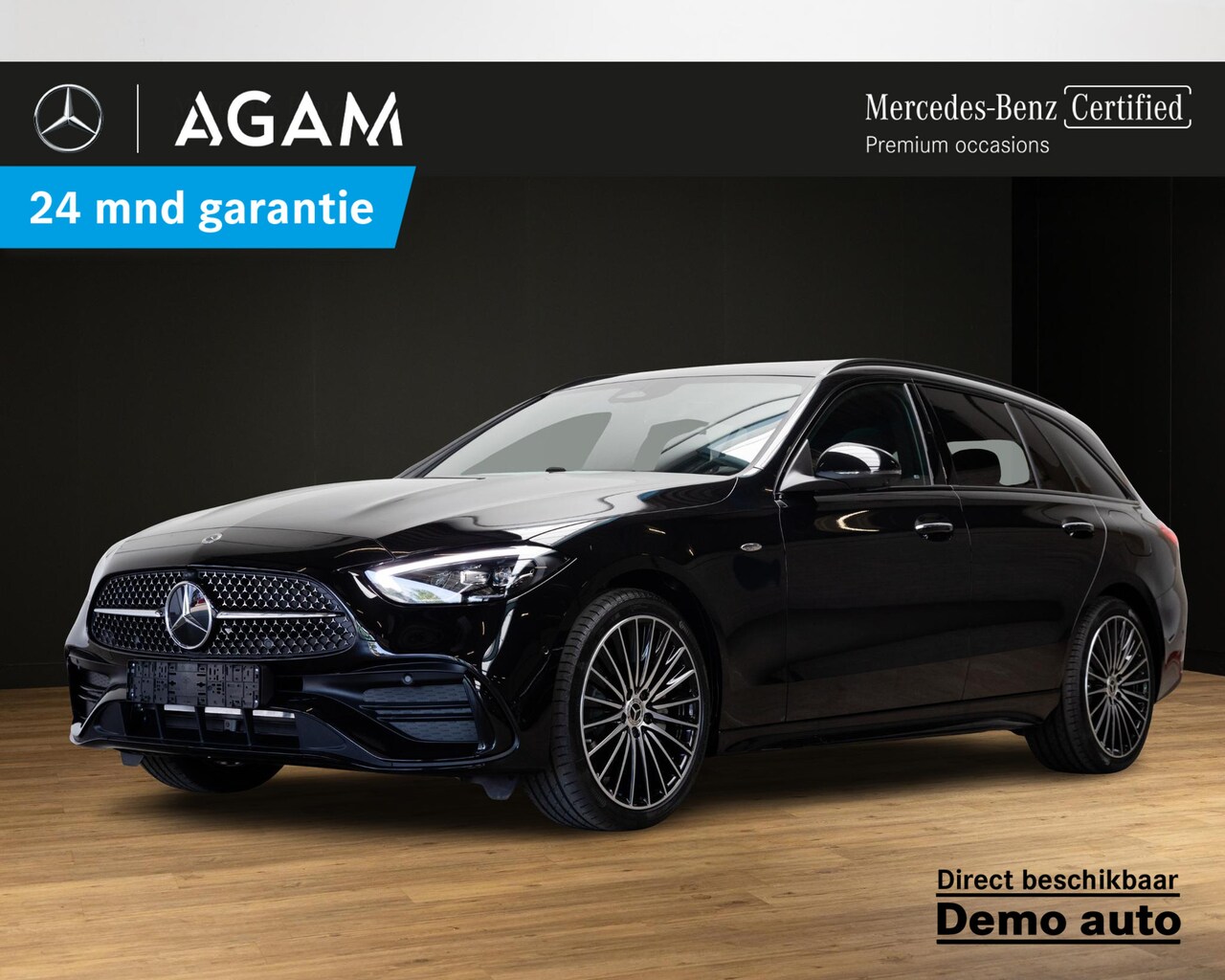 Mercedes-Benz C-klasse Estate - 300 e Business Solution AMG Panorama dak | Trekhaak - AutoWereld.nl