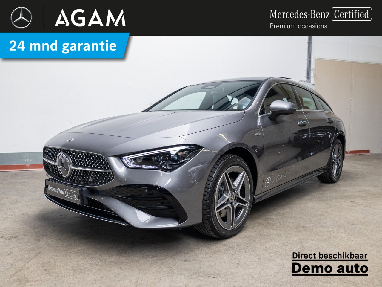Mercedes-Benz CLA-klasse Shooting Brake - 250 e Business Solution AMG Panorama dak | Trekhaak - AutoWereld.nl