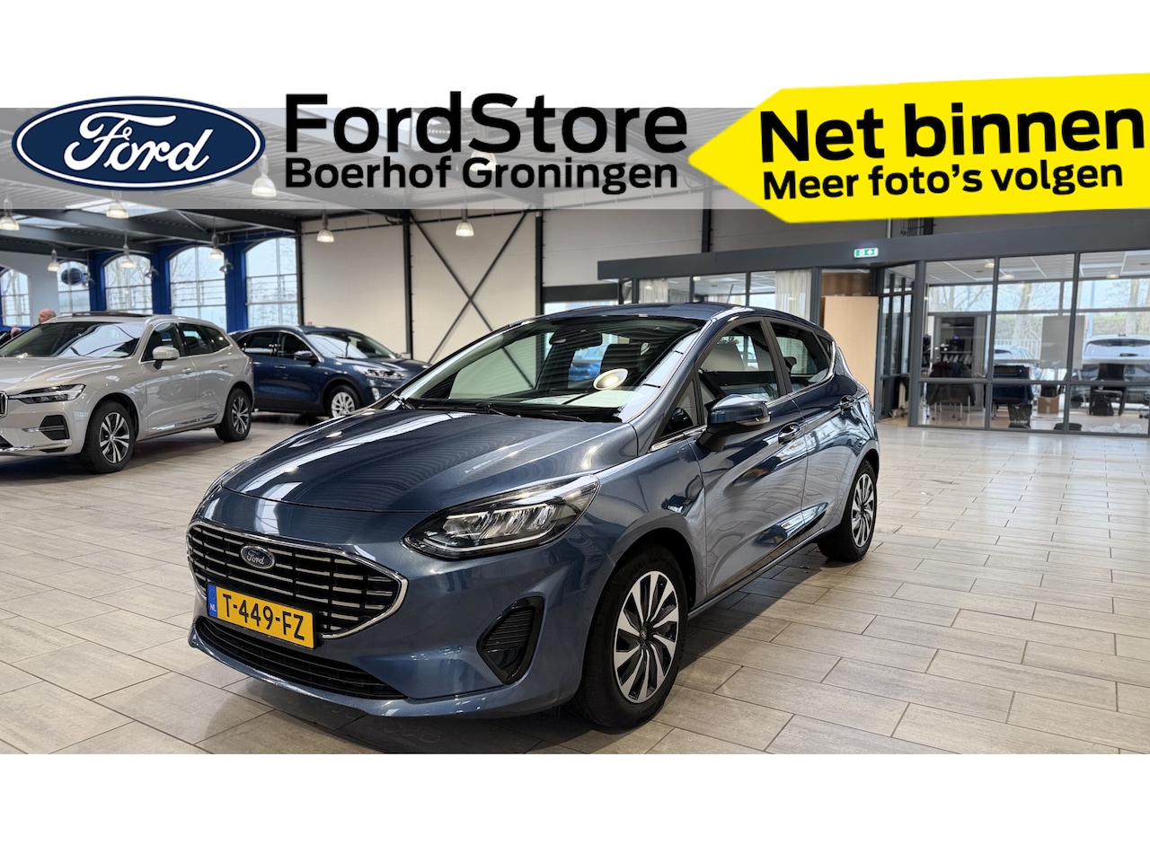 Ford Fiesta - EcoBoost Hybrid 125 pk Titanium | LED | Clima | Cruise | Apple Carplay | Park. sens. | - AutoWereld.nl