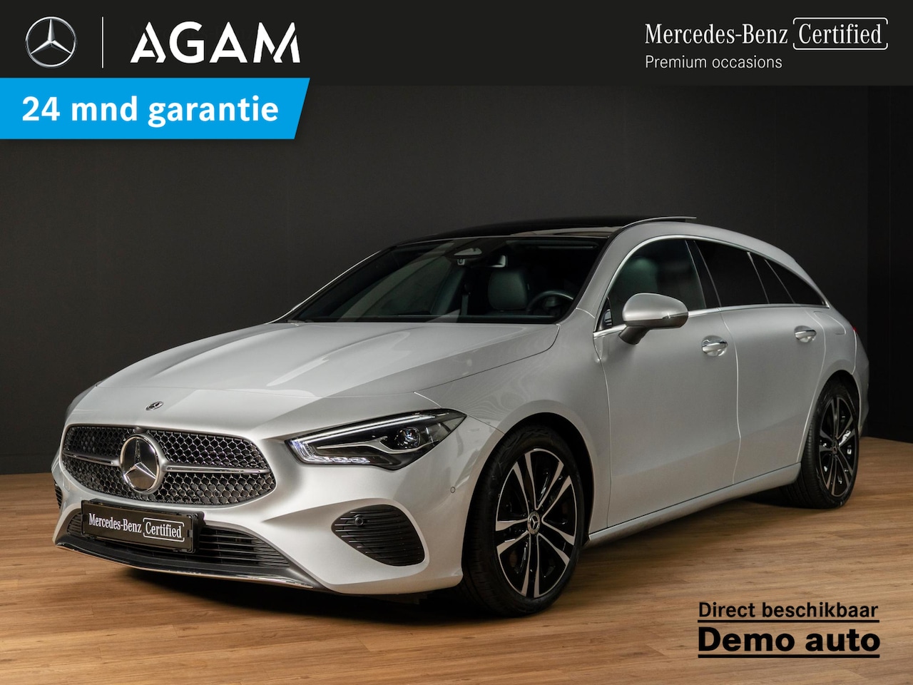 Mercedes-Benz CLA-klasse Shooting Brake - 200 Luxury Line Panorama dak | Trekhaak - AutoWereld.nl