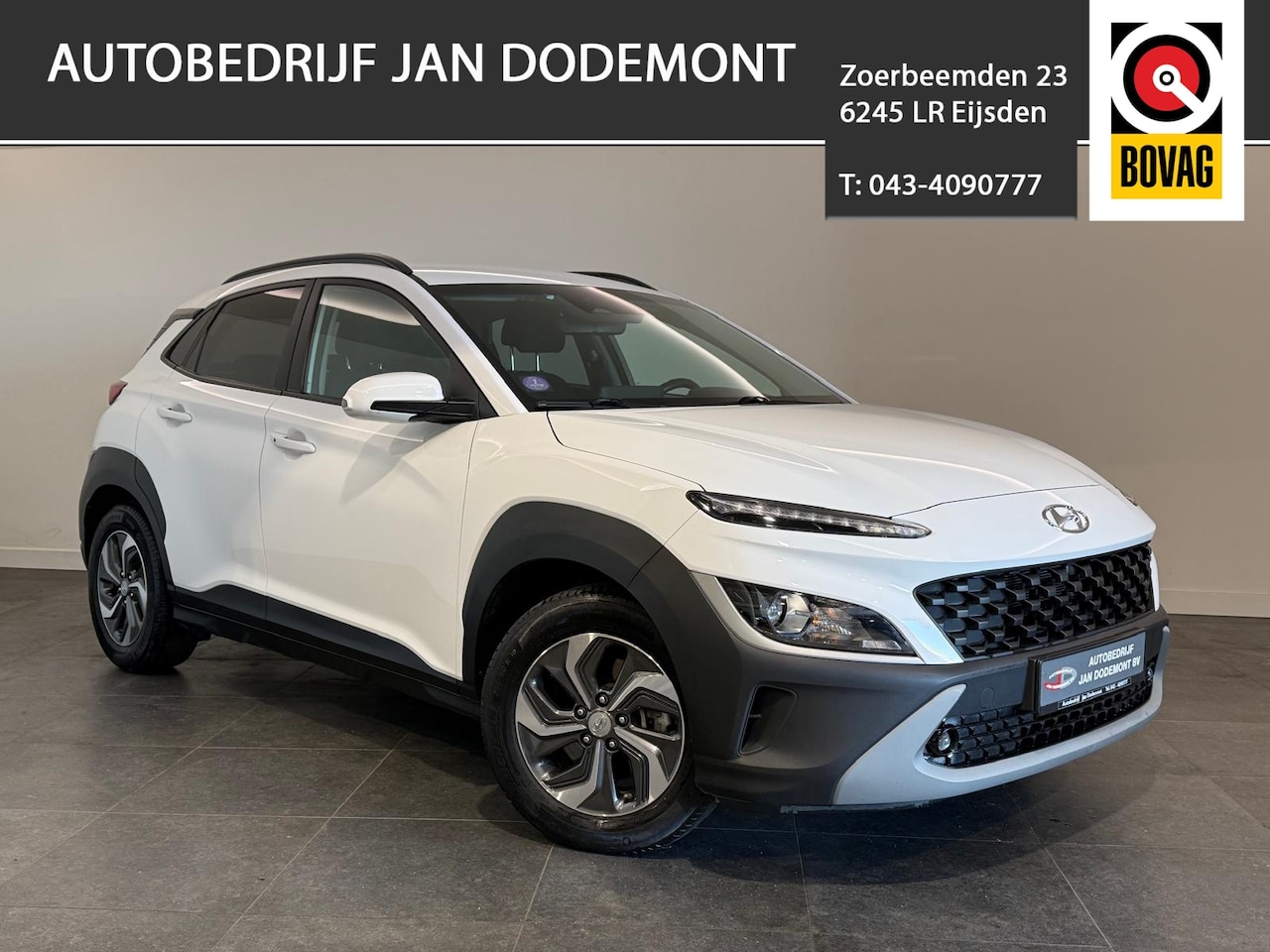 Hyundai Kona - 1.6 GDI HEV 141pk Fashion Navi/Apple en Android carplay/Cruise/trekhaak - AutoWereld.nl