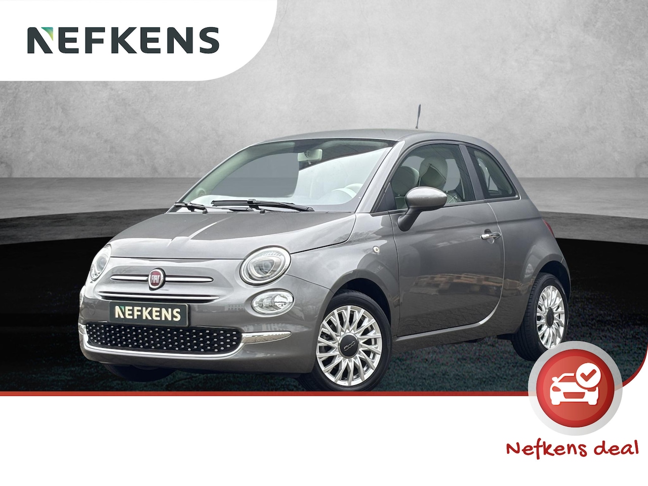 Fiat 500 - 1.0 Hybrid Lounge | Airco | AppleCarPlay/Android | Cruise control | Parkeersensoren achter - AutoWereld.nl