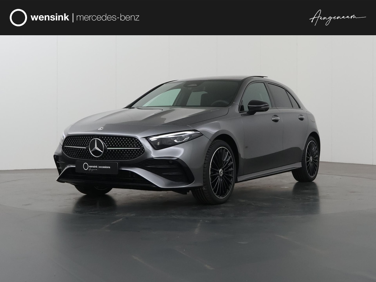Mercedes-Benz A-klasse - 250e Business Solution AMG | Panoramaschuifdak | Premium Plus | Head-up display | Dodehoek - AutoWereld.nl