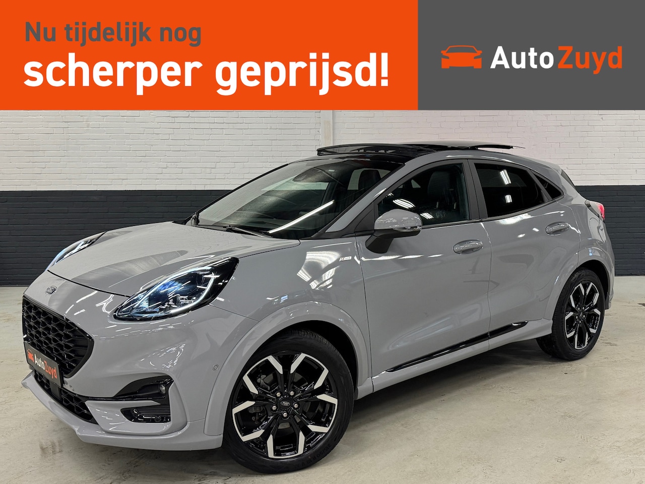Ford Puma - 1.0 EcoBoost Hybrid ST-Line X Automaat 155pk / Navi / Pano / Leder / BSO - AutoWereld.nl