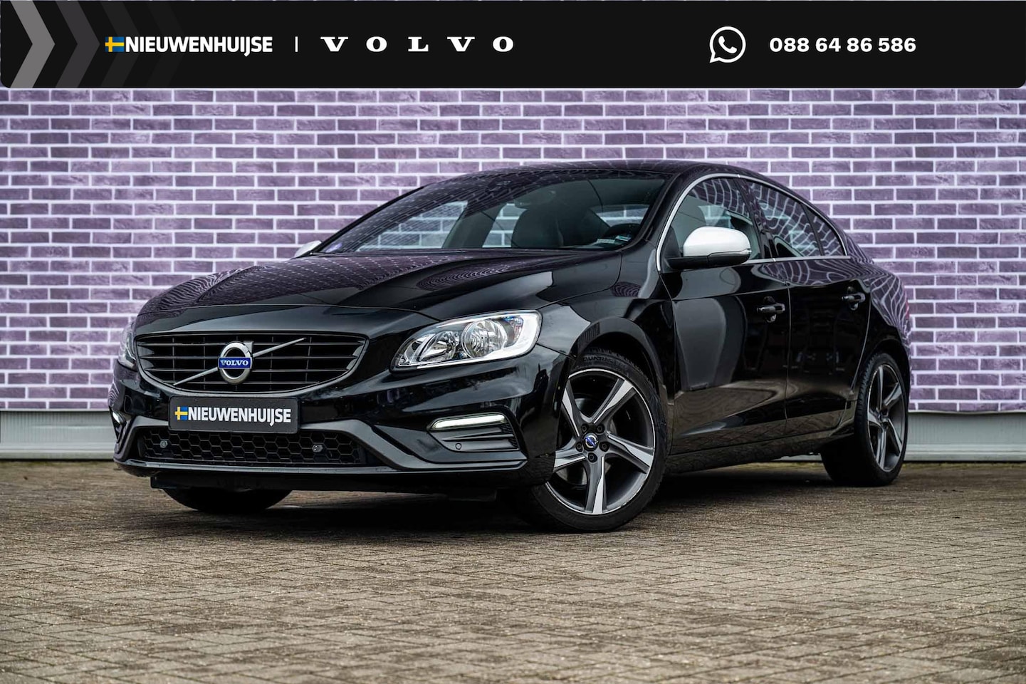 Volvo S60 - 1.5 T3 R-Design | Trekhaak | Cruise control | Stoelverwarming | Climate control | Parkeers - AutoWereld.nl