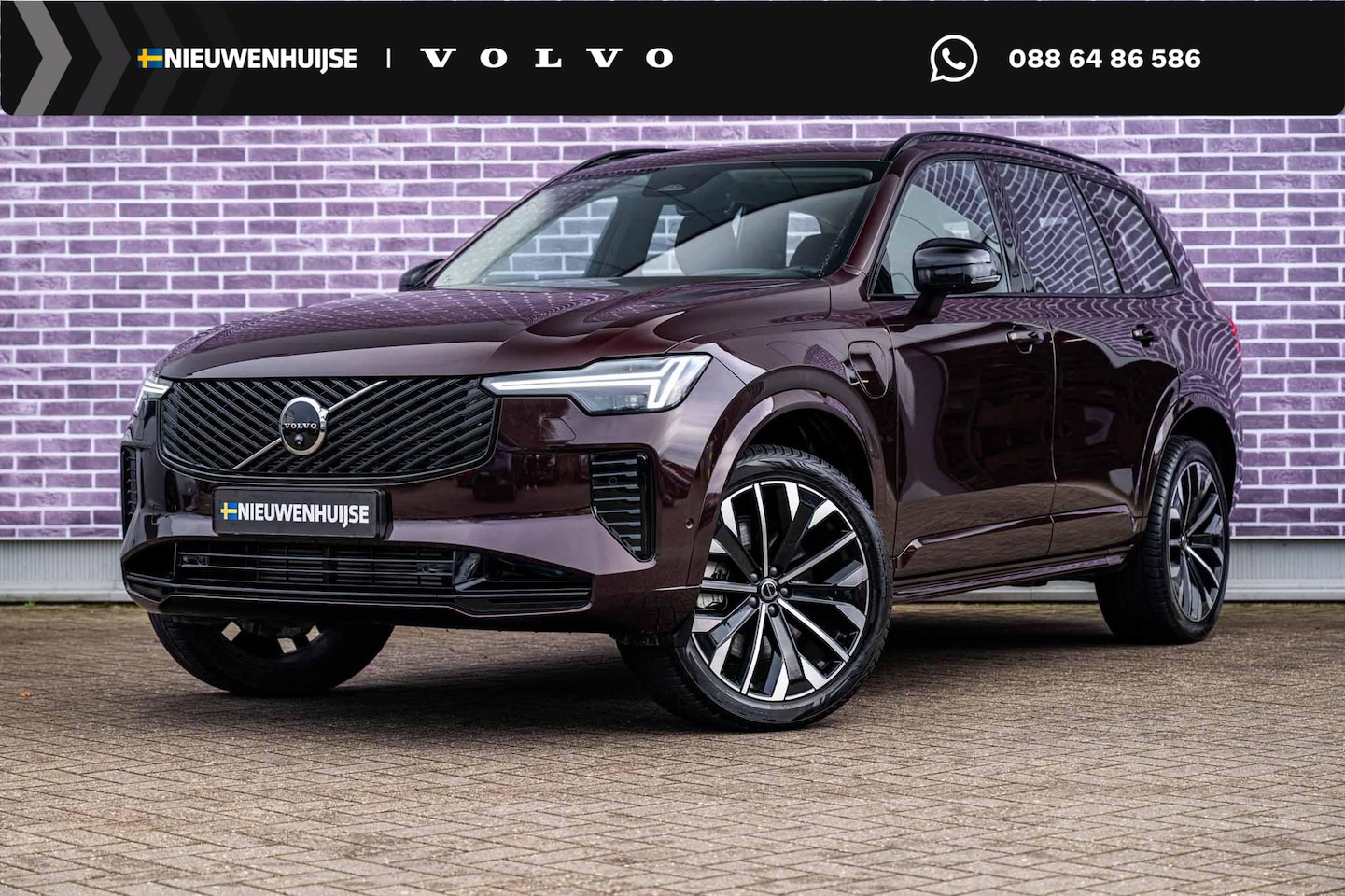 Volvo XC90 - 2.0 T8 Plug-in hybrid AWD Ultra Dark | Adaptieve Cruise Control | Luchtvering | Trekhaak | - AutoWereld.nl