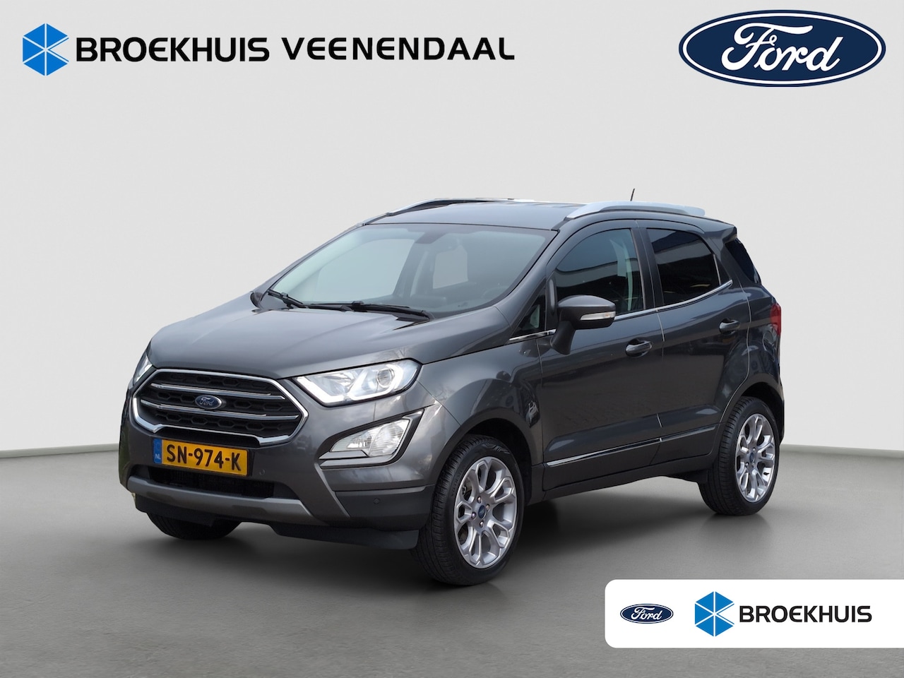 Ford EcoSport - 1.0 EcoBoost Titanium | Winterpack | Cruise control | Trekhaak | Navigatie | | Achteruitri - AutoWereld.nl
