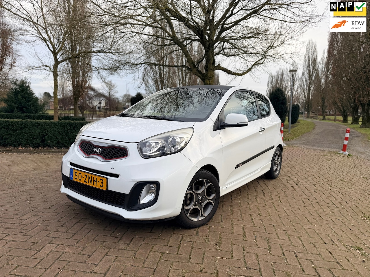 Kia Picanto - 1.0 CVVT Design Ed. | Airco | Elektrisch | Sportpak. | NAP - AutoWereld.nl