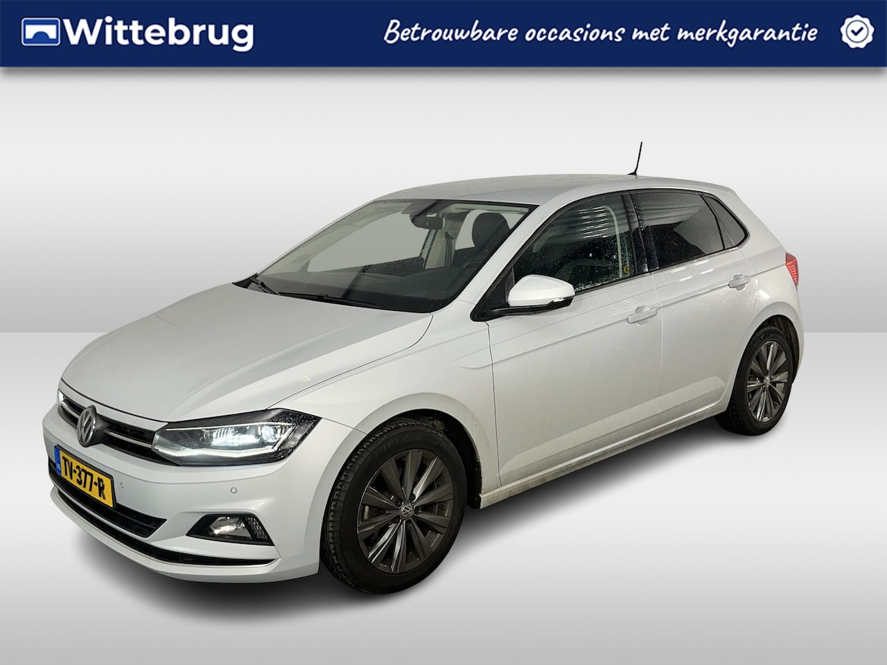 Volkswagen Polo - 1.0 TSI Highline / AUTOMAAT/ FULL-LED/ ACC/ PARK.SENSOREN V+A/ APP-CONNECT/ RIJ-MODI/ NAVI - AutoWereld.nl