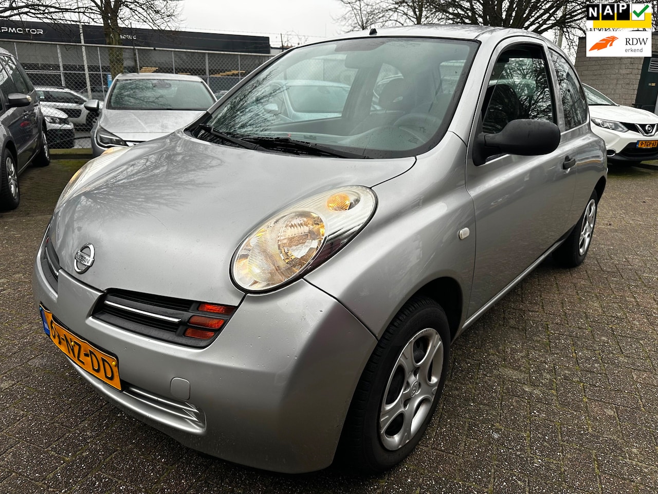 Nissan Micra - 1.2 Visia 1.2 Visia,Airco,ele ramen, Nap - AutoWereld.nl
