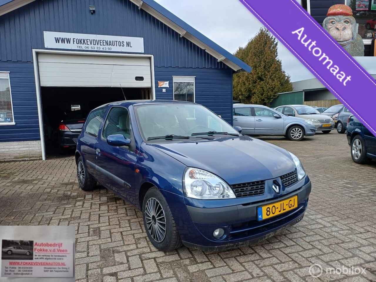 Renault Clio - 1.4-16V Automaat Garantie, alle inruil mogelijk - AutoWereld.nl