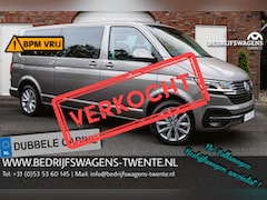 Volkswagen Transporter - 2.0 TDI 204PK 4-Motion L2H1 Dub/Cab LED NAVI