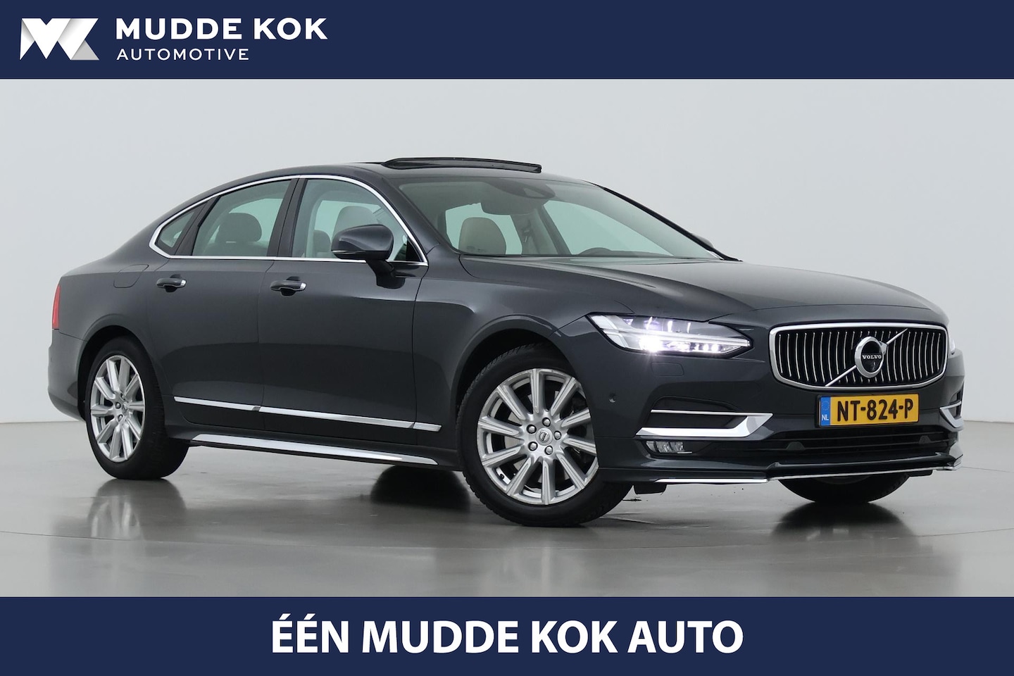 Volvo S90 - T5 Inscription | Head-Up | Schuif/Kanteldak | ACC | 360° Camera | Trekhaak | Massage+Venti - AutoWereld.nl