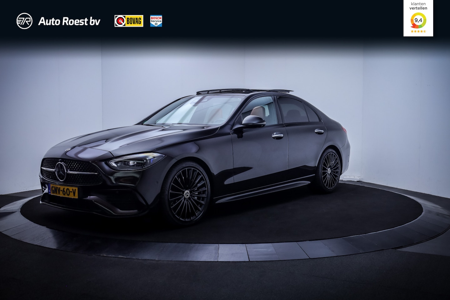 Mercedes-Benz C-klasse - 300 260Pk AMG Line SCHUIFDAK | BURMESTER | LUXE.LEDER | MEM.STOELEN | 360 CAMERA | DODEHOE - AutoWereld.nl