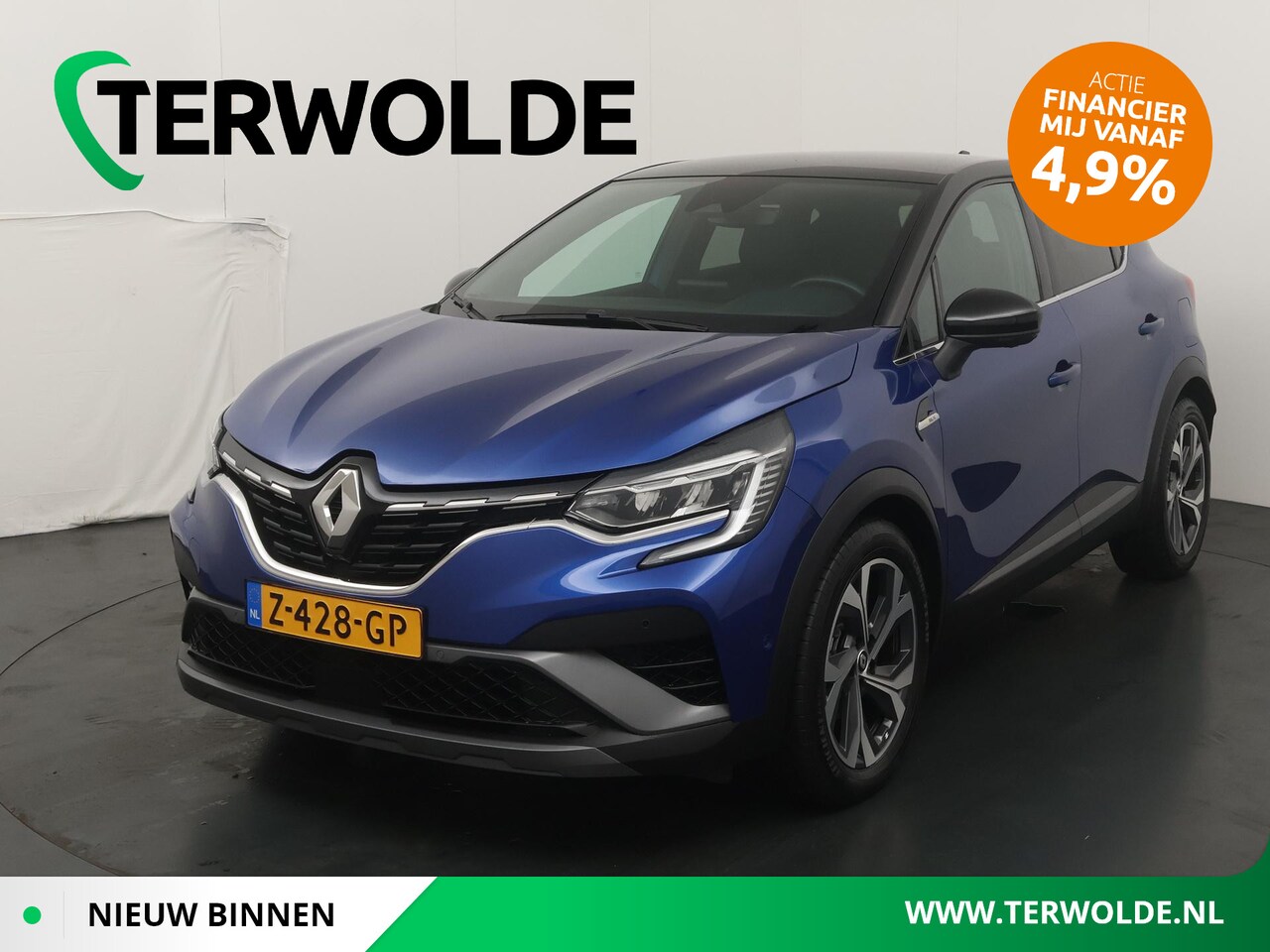 Renault Captur - E-Tech Plug-in Hybrid 160 R.S. Line | Groot Navi | Stoelverw. | Parkeercamera | - AutoWereld.nl