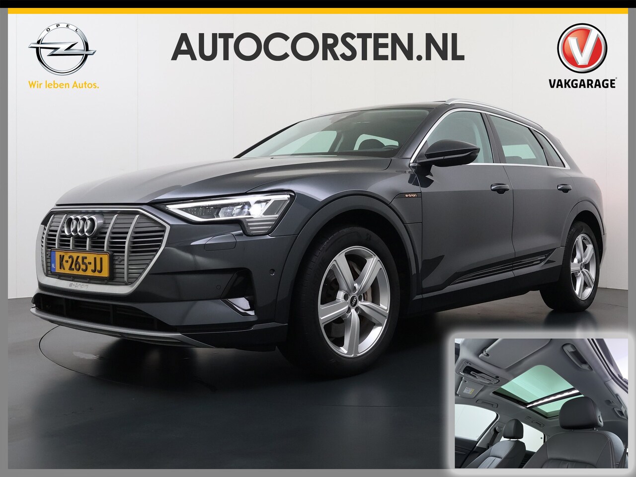 Audi e-tron - 313pk Quattro Soh 91% Leer PanoDak Adaptive.Cruise Camera Elek.Stoelen+Memory+Verwarmd Nav - AutoWereld.nl