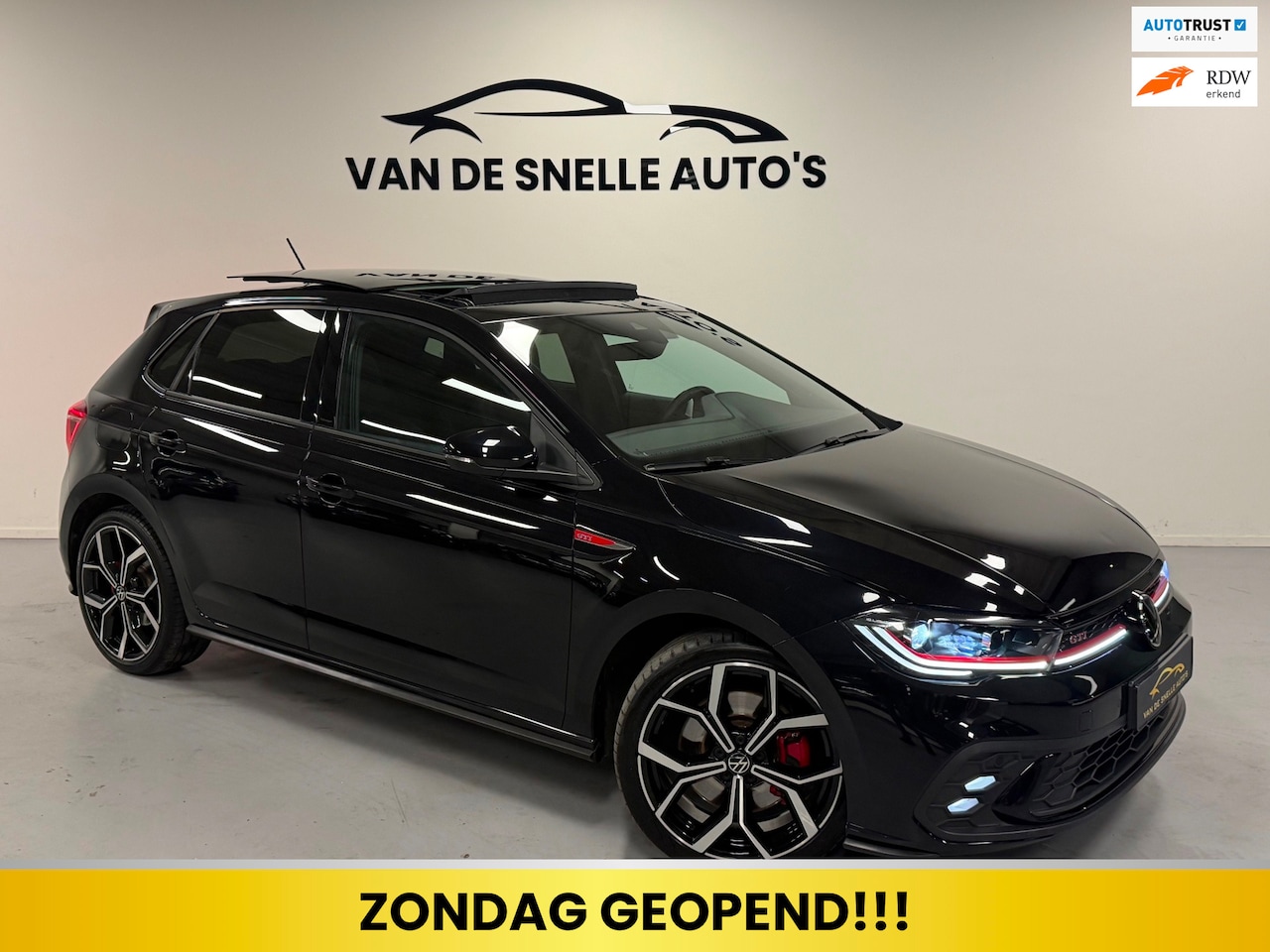 Volkswagen Polo - 2.0 TSI GTI Edition 25 KEYLESS/PANO/DEALERONDERHOUDEN - AutoWereld.nl