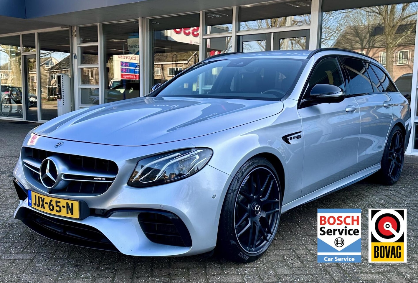 Mercedes-Benz E-klasse Estate - AMG 63 4MATIC Burmester, 360 Camera, Luchtvering.. - AutoWereld.nl