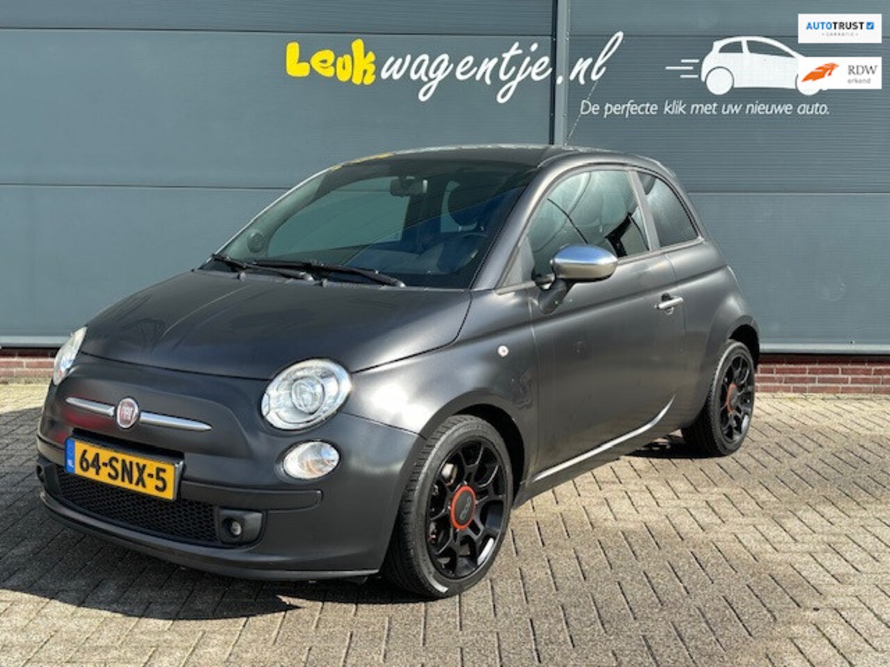 Fiat 500 - 0.9 TwinAir Blackjack *xenon *nieuw interieur *16” - AutoWereld.nl