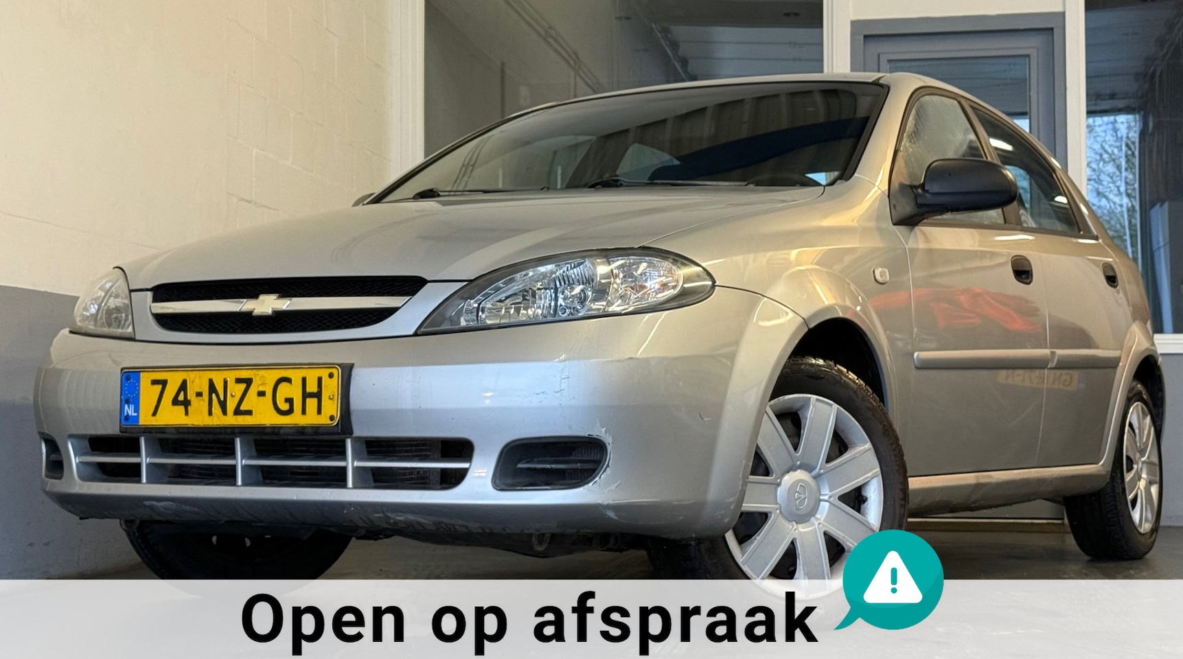 Daewoo Lacetti - 1.4-16V Spirit|NAP|APK09-26|Airco|NieuweDBRiem|153DKM|5Deurs|Bluetooth - AutoWereld.nl