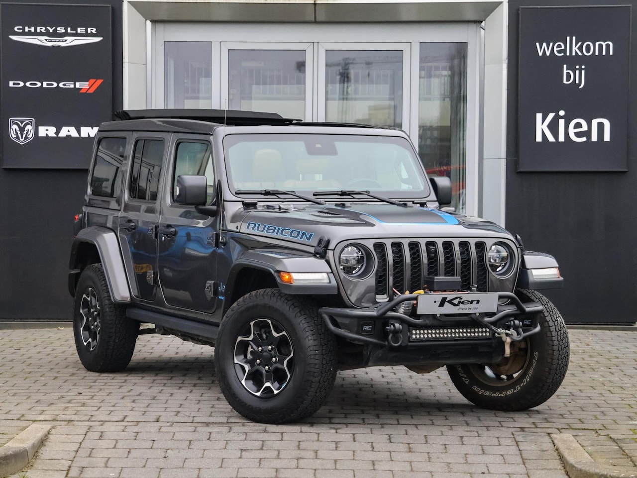 Jeep Wrangler Unlimited - 4xe 380 Rubicon | Sun roof | Elektrische Lier | Apple Carplay/Android Auto | - AutoWereld.nl