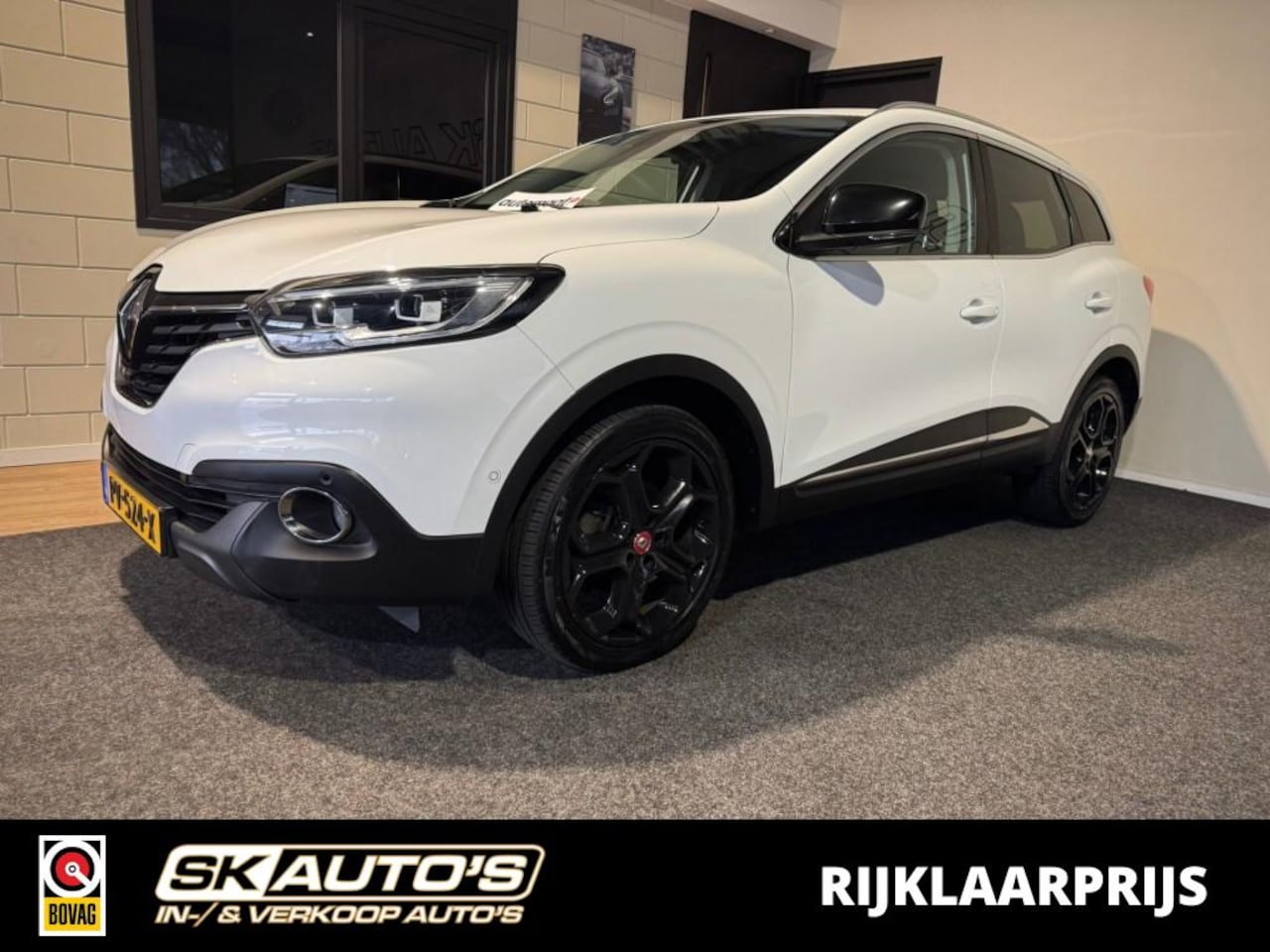 Renault Kadjar - 1.2 TCE EXTASE l NAP l AUTOMAAT l CAMERA l TREKHAAK l LEDER l LINE ASS l - AutoWereld.nl