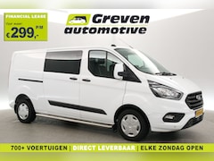 Ford Transit Custom - 2.0 TDCI L2H1 | DC | 6 Zits | Airco | Cruise | Carplay | Trekhaak | Navi | Parkeersens
